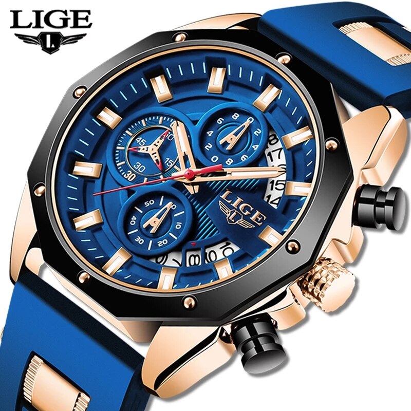 Luxury Watch Investment - LIGE Moda Homens Relógios Top Marca