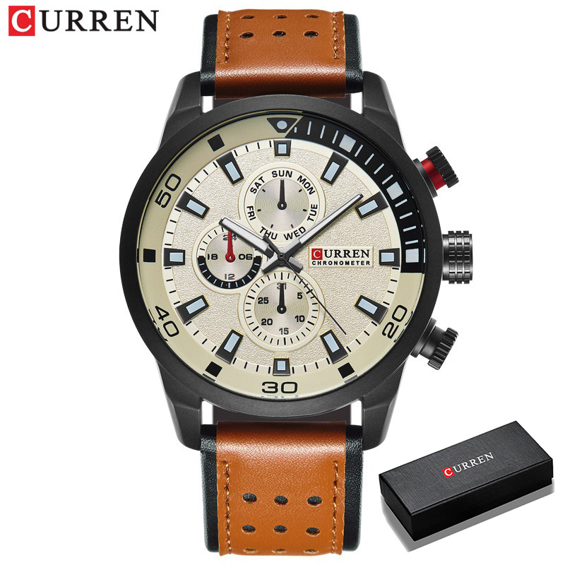 2017 curren relógio elegante h - Luxury Watch Maker avaliação e preço