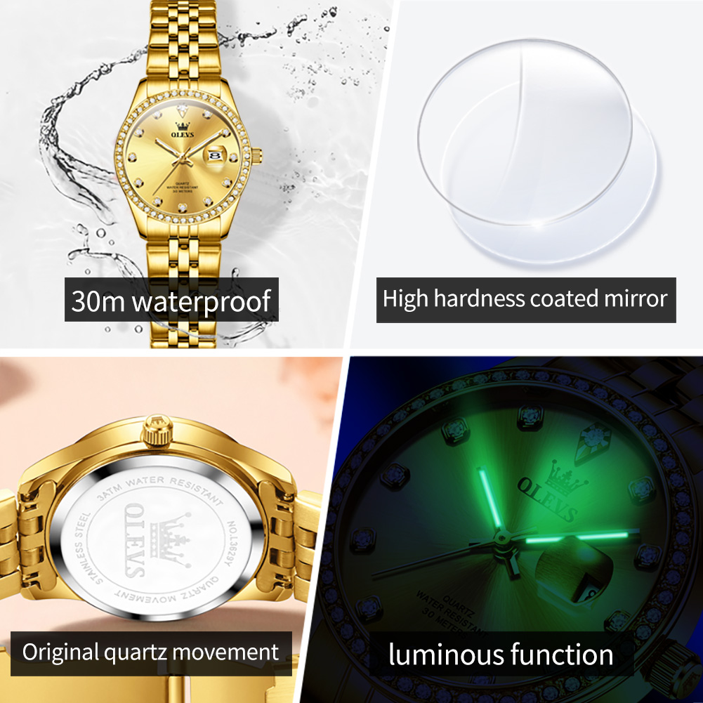 Olevs topo de luxo elegante re - Luxury Watch Top 10 avaliação e preço